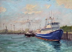 "Aspara, Honolulu Harbor "  Hawaii Plein Air Painting