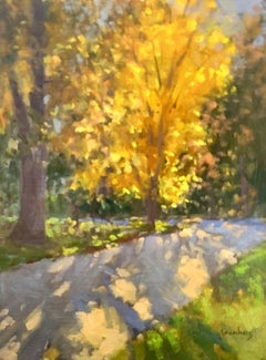 "Autumn Shadows" Sunny Maine Scene