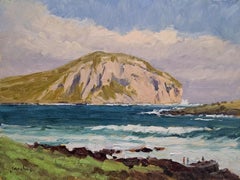 makapuu surf "Big Surf at Makapu
u " Hawaii Plein Air Painting