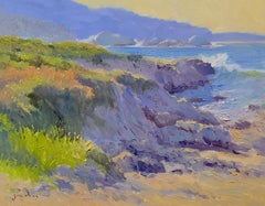 "Breaking Wave, Point Lobos" Central California Coastal Scene