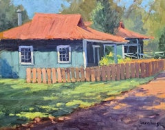 "Classic Hawaii Cottages "  Hawaii Plein Air Painting 