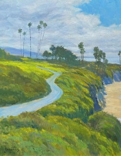 "Le ciel s'éclaircit au-dessus du parc Heisler  Scène de Californie du Sud