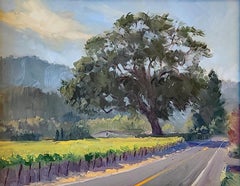 "Dry Creek Road Sentinel"  California Wine Country Scene