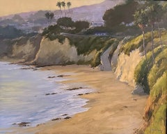 "Fading Light, Picnic Beach" Southern California Coastal Scene