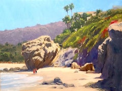"Hidden Cove, Camel Point"  Southern California Coastal Scene