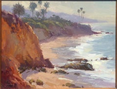 "High Tide" California Plein Air Painting by Jacobus Baas