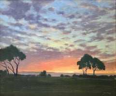 "Main Beach Sunset" Southern California Scene