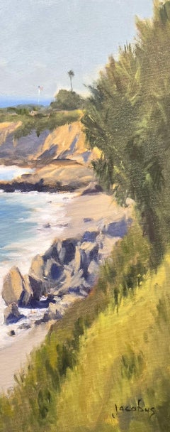 "Monument Point, Heisler Park".  Scène de Californie du Sud