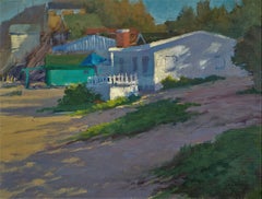 "Morning Shadows In Crystal Cove" California Plein Air Painting by Jacobus Baas