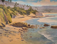"Outgoing Tide, Heisler Park" Southern California Coastal Scene