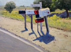 "Rural Mailboxes" Central California Plein Air Painting