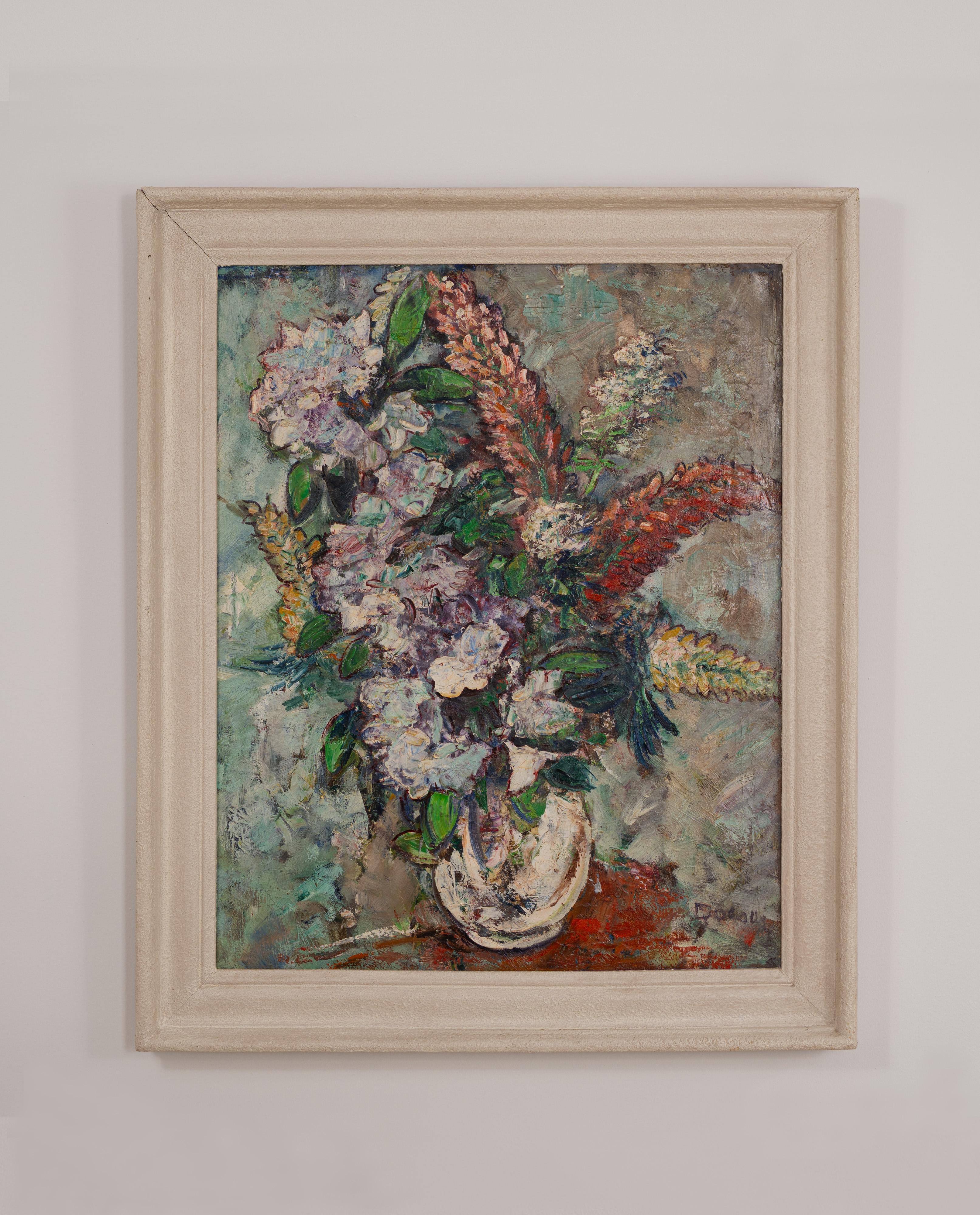 Jacobus Doeser, Flower still life (1884–1970) (Expressionismus) im Angebot