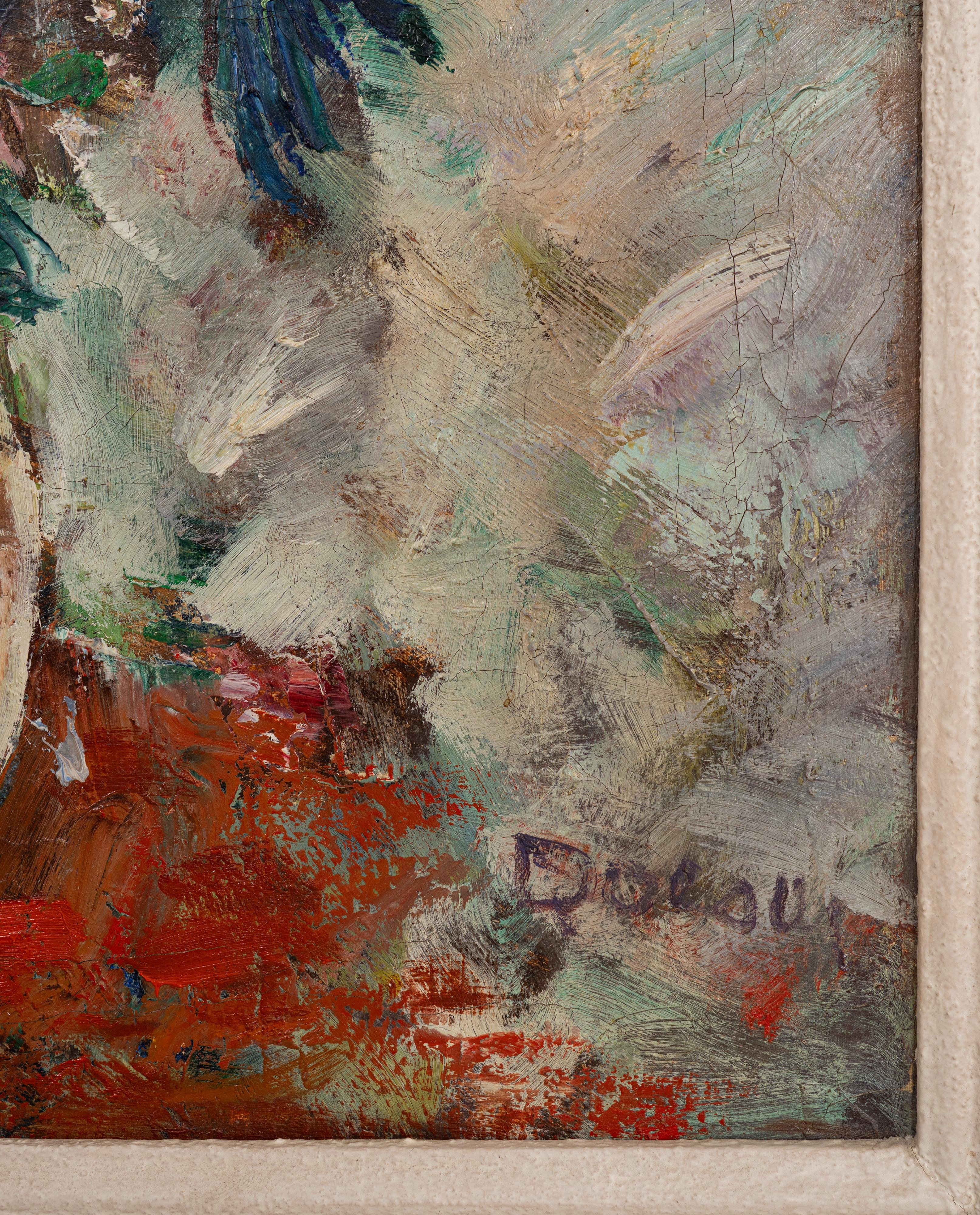 Jacobus Doeser, Flower still life (1884–1970) (Geölt) im Angebot