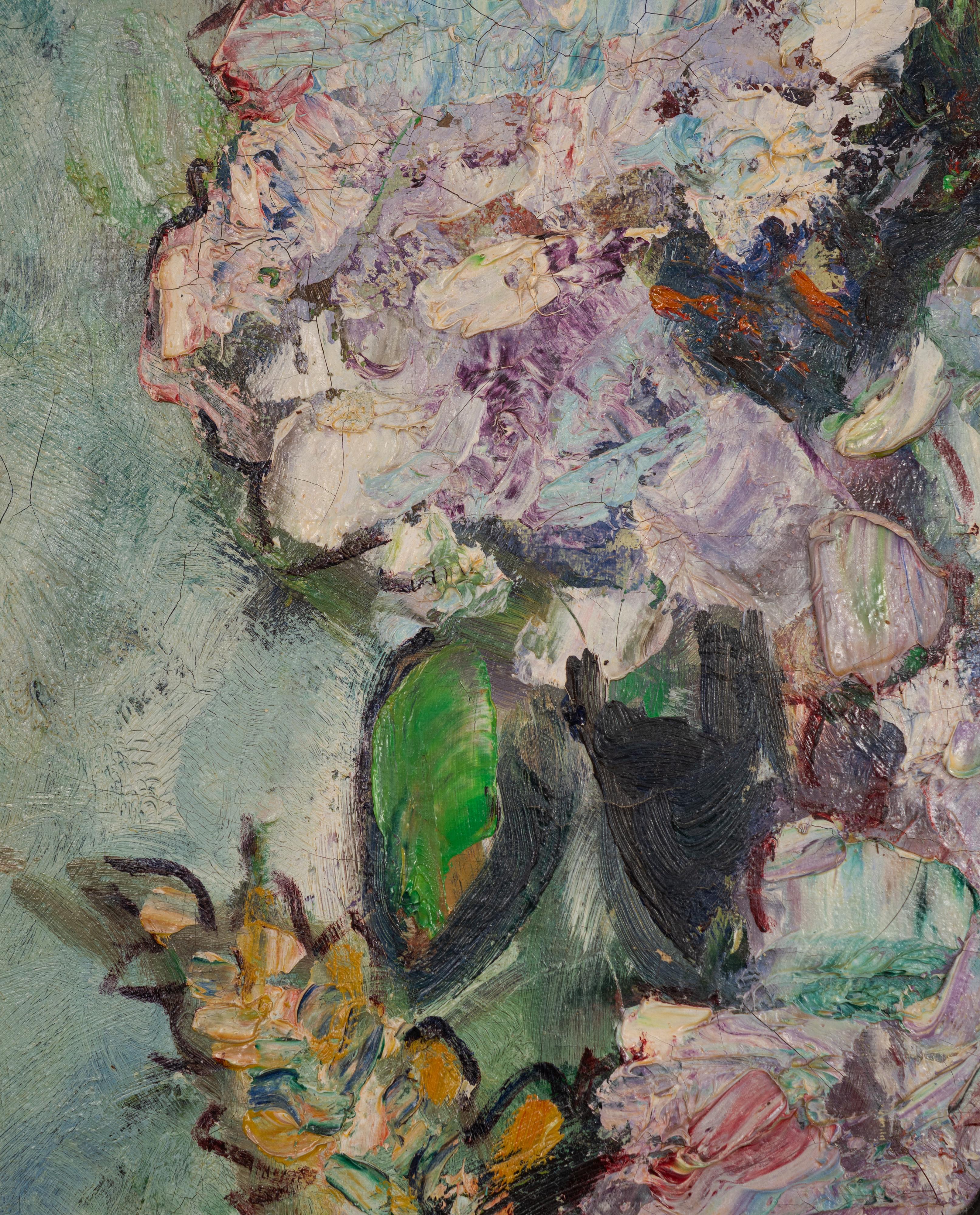Jacobus Doeser, Flower still life (1884–1970) im Zustand „Hervorragend“ im Angebot in Kampen, NL