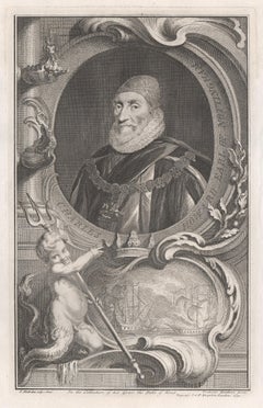 13 Houbraken portrait engravings