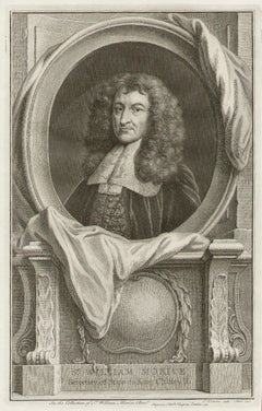 Sir William Morice, portrait engraving, c1820