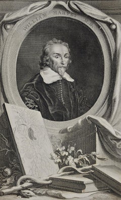 18th C. Portrait of William Harvey, MD: 17th C. Circulatory System Discoveries