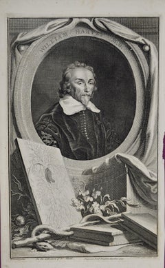 18th C. Portrait of William Harvey, MD: 17th C. Circulatory System Discoveries 