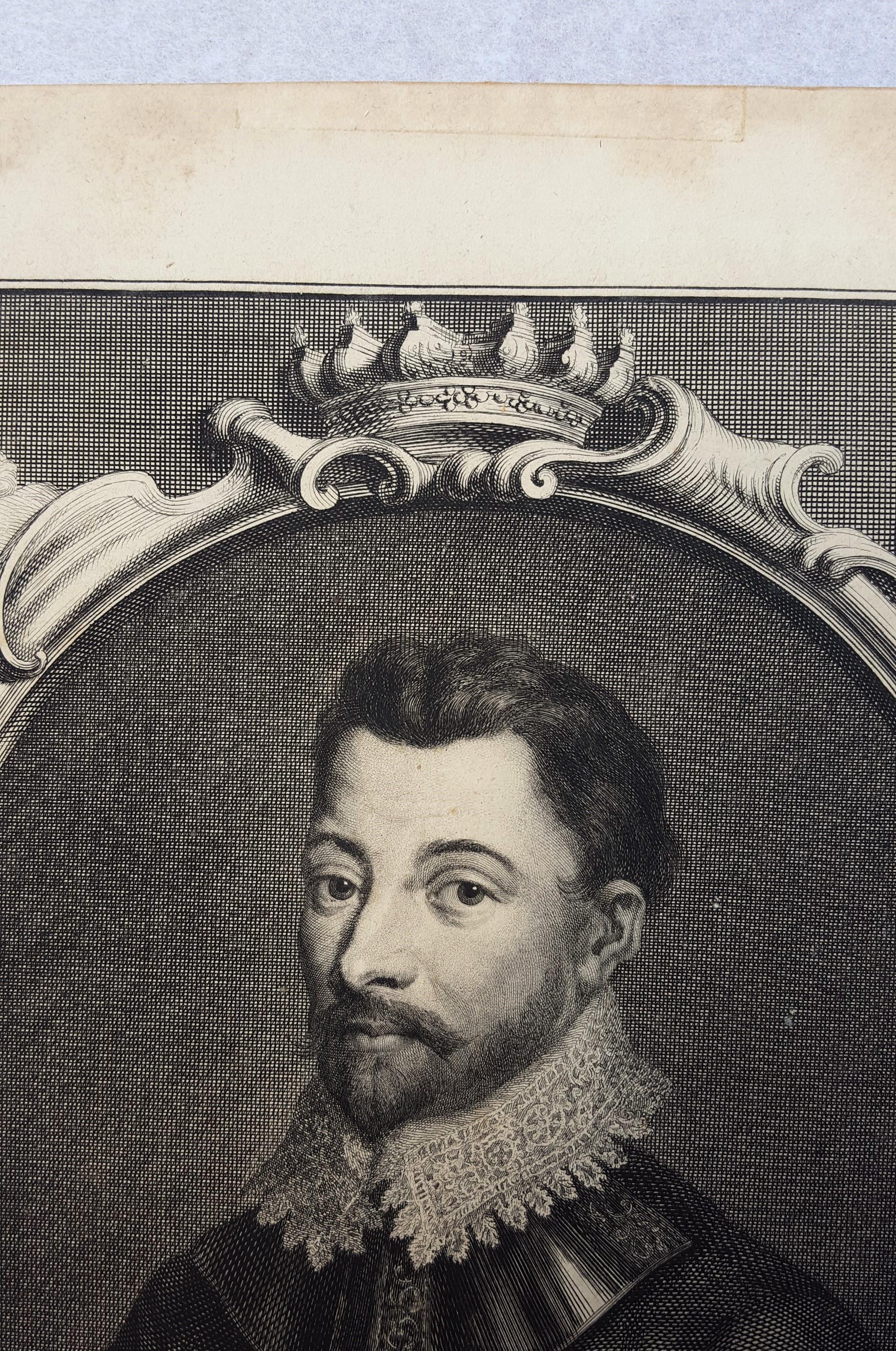 Sir Francis Drake - Gray Portrait Print by Jacobus Houbraken