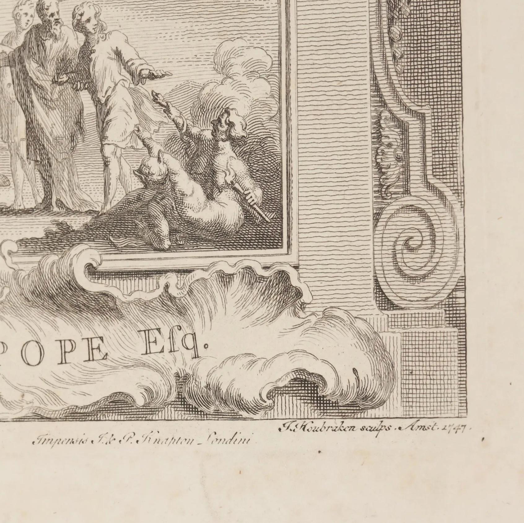 Jacobus Houbraken Set of Seven Portraits From Heads of Illustrious 3