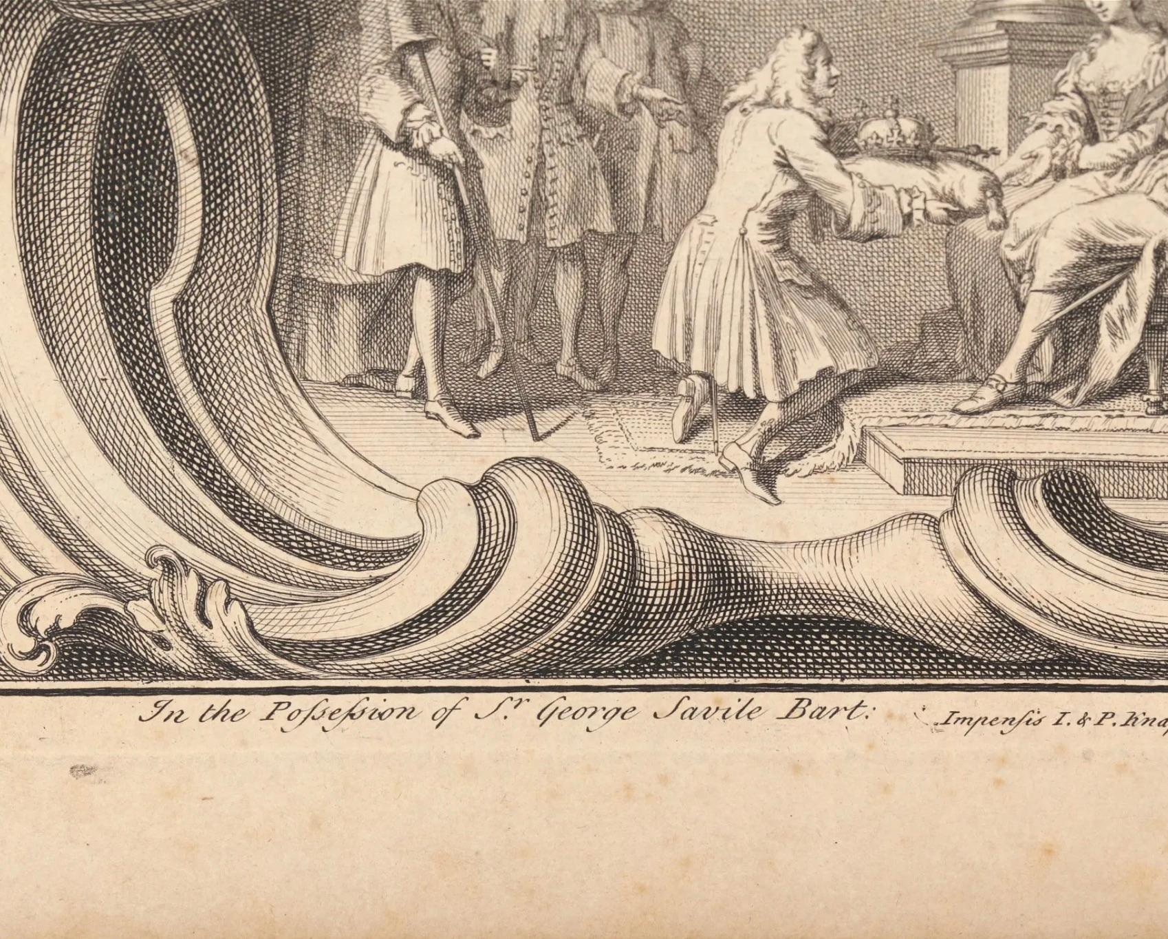 Jacobus Houbraken Set of Seven Portraits From Heads of Illustrious 7