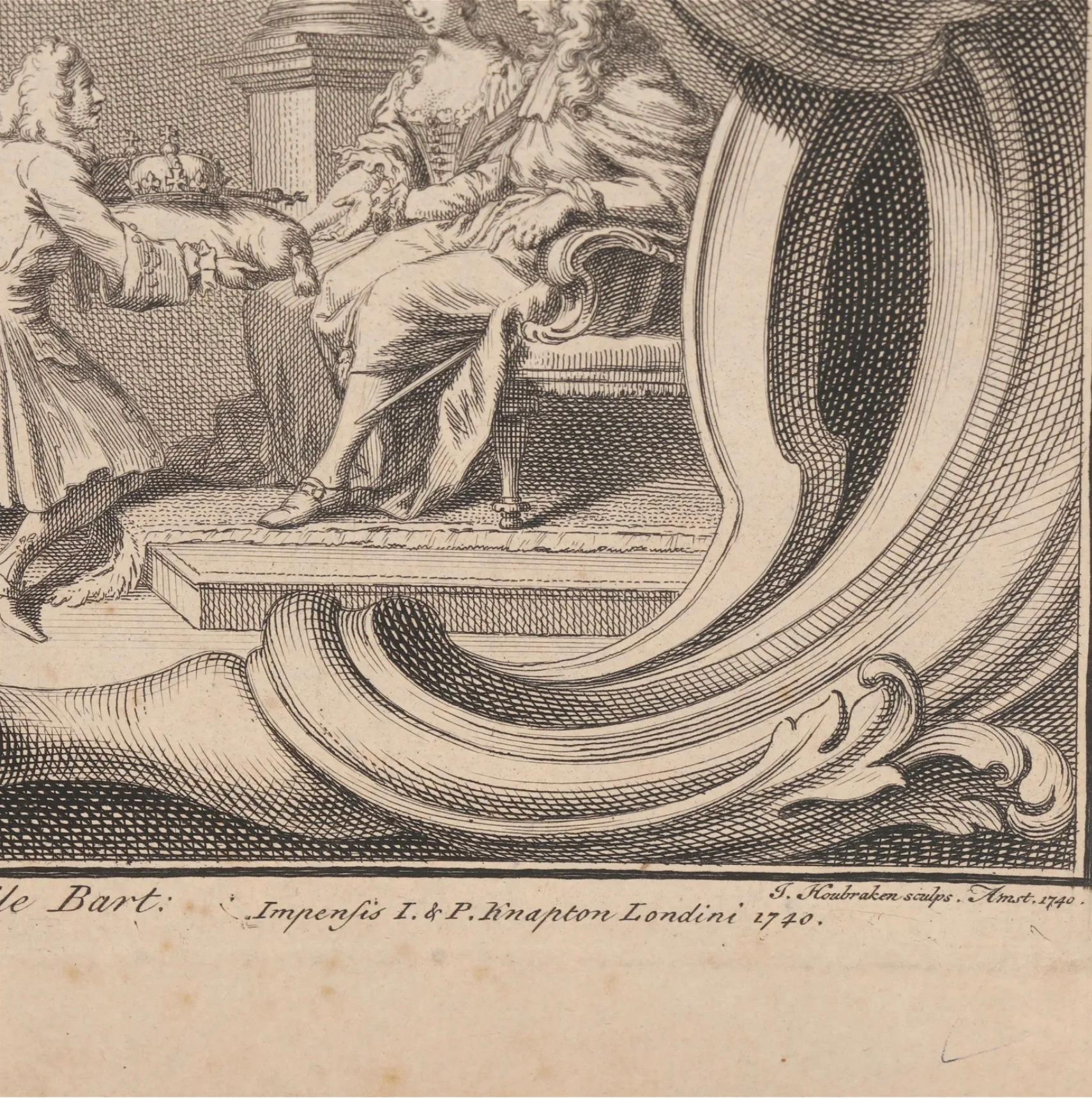 Jacobus Houbraken Set of Seven Portraits From Heads of Illustrious 8
