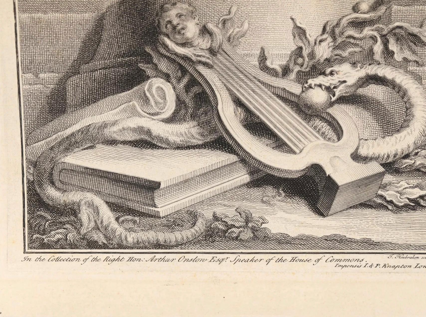 Jacobus Houbraken Set of Seven Portraits From Heads of Illustrious 9