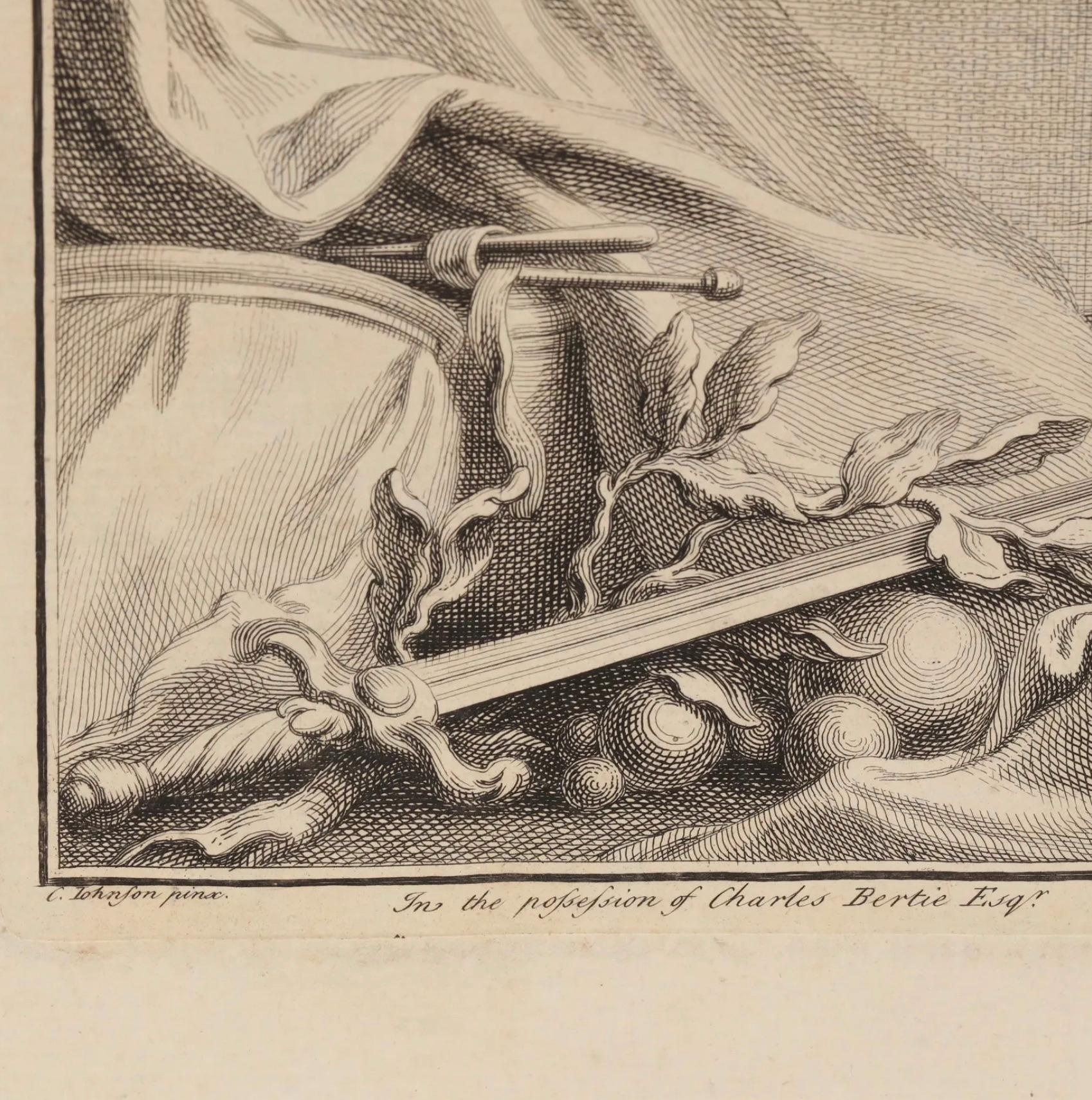 Jacobus Houbraken Set of Seven Portraits From Heads of Illustrious 1