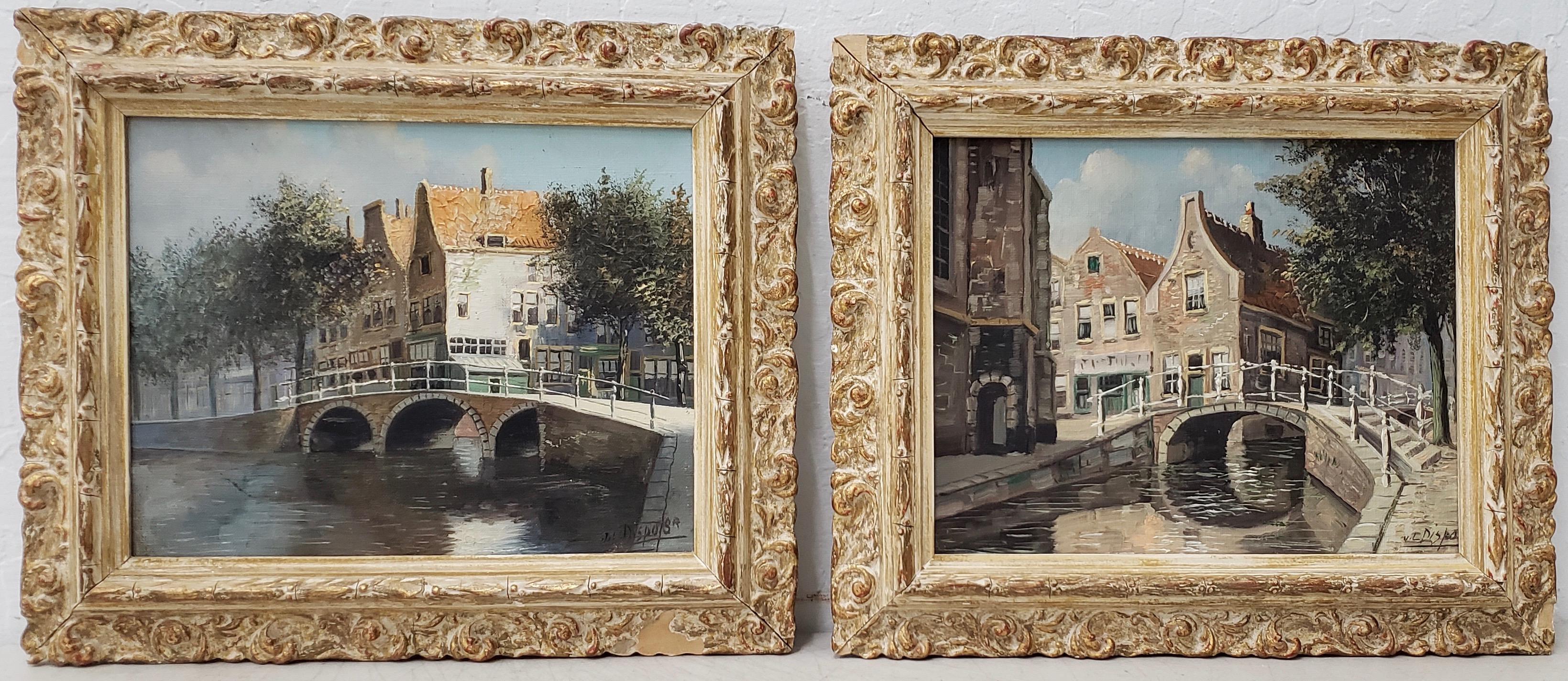 Scenes of Amsterdam  - Art by Jacobus Lambertus Dispo Sr.