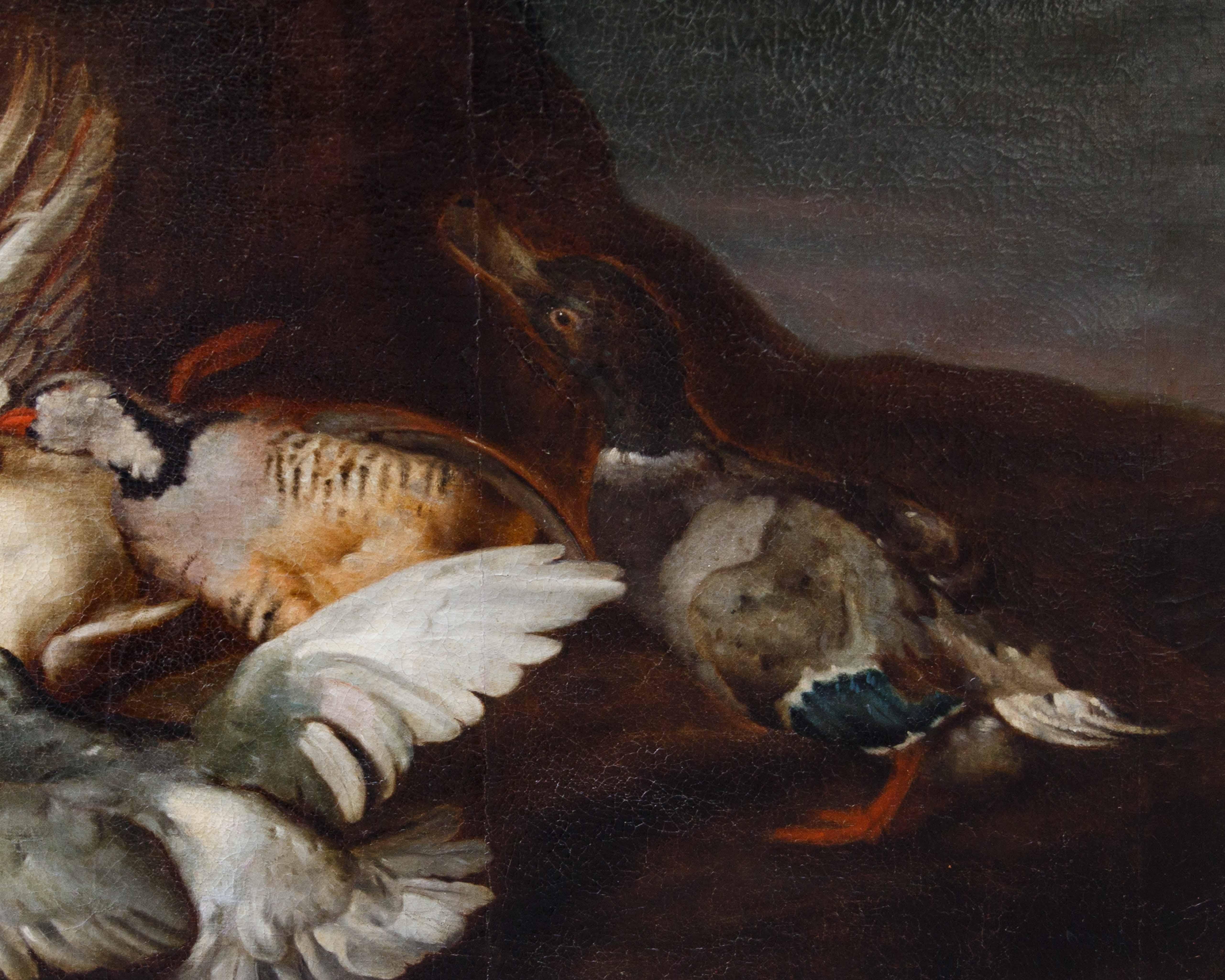 Attr. Jacobus o Iacomo Victor (Amsterdam 1640 ca. - 1705), Natura morta - Still-Life Painting Black di  Jacobus o Iacomo Victor (Amsterdam 1640 ca. - 1705)  