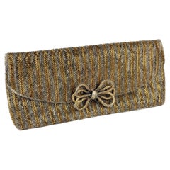Jacomo Paris Chevron Beaded Clutch