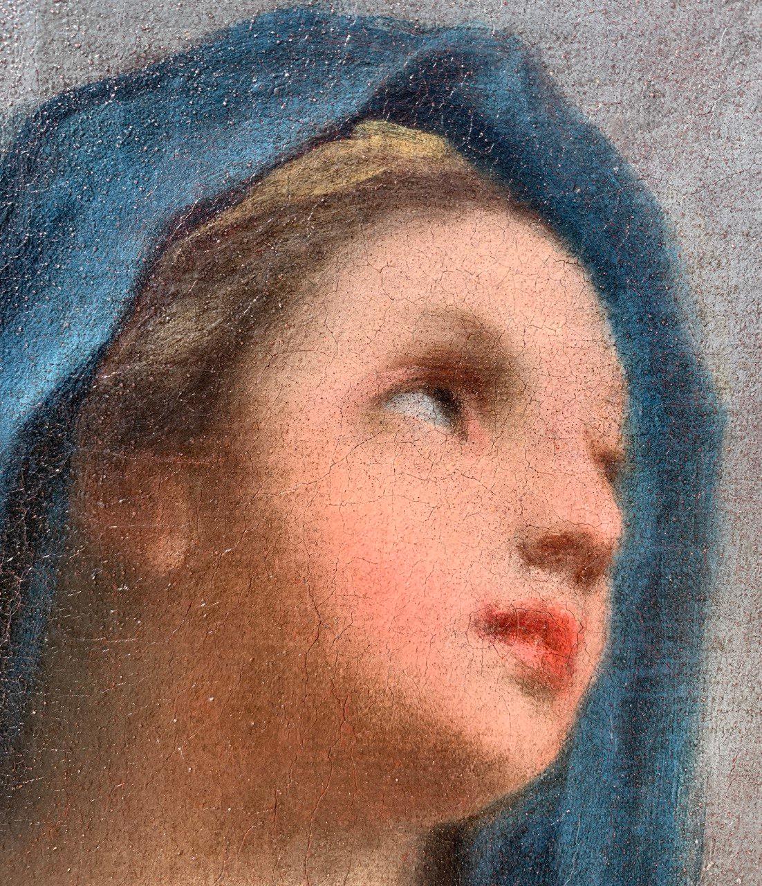 Jacopo Amigoni (Rococò veneciano) - Pintura de figuras del siglo XVIII - Virgen Niña en venta 8