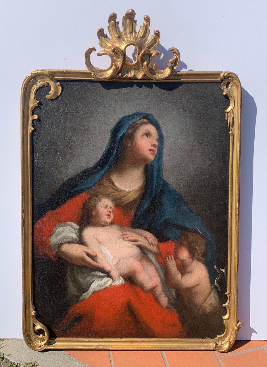 Jacopo Amigoni (Rococò veneciano) - Pintura de figuras del siglo XVIII - Virgen Niña en venta 1