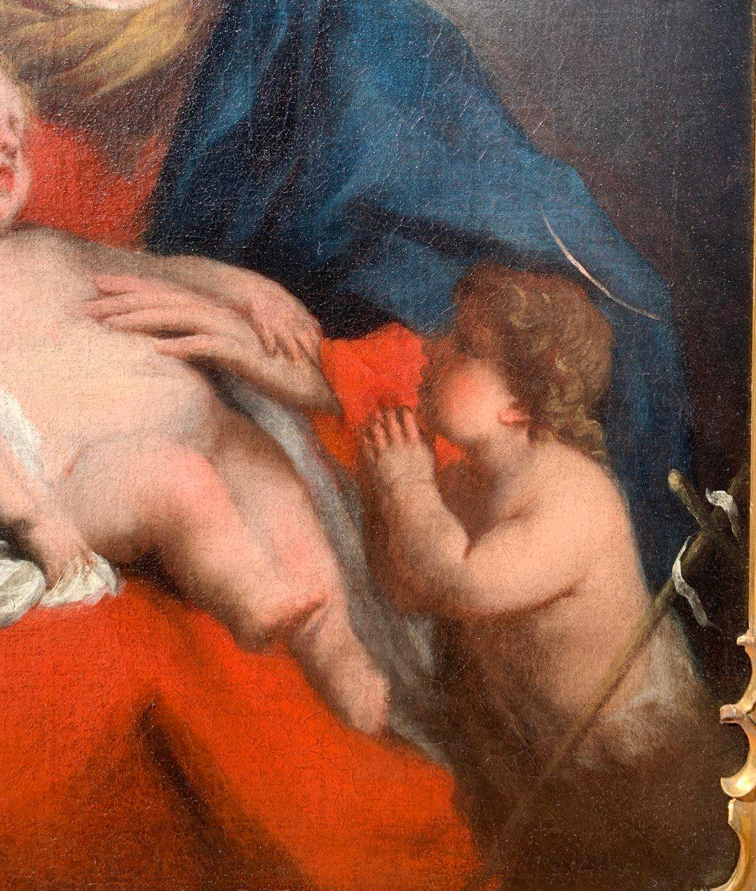 Jacopo Amigoni (Rococò veneciano) - Pintura de figuras del siglo XVIII - Virgen Niña en venta 3