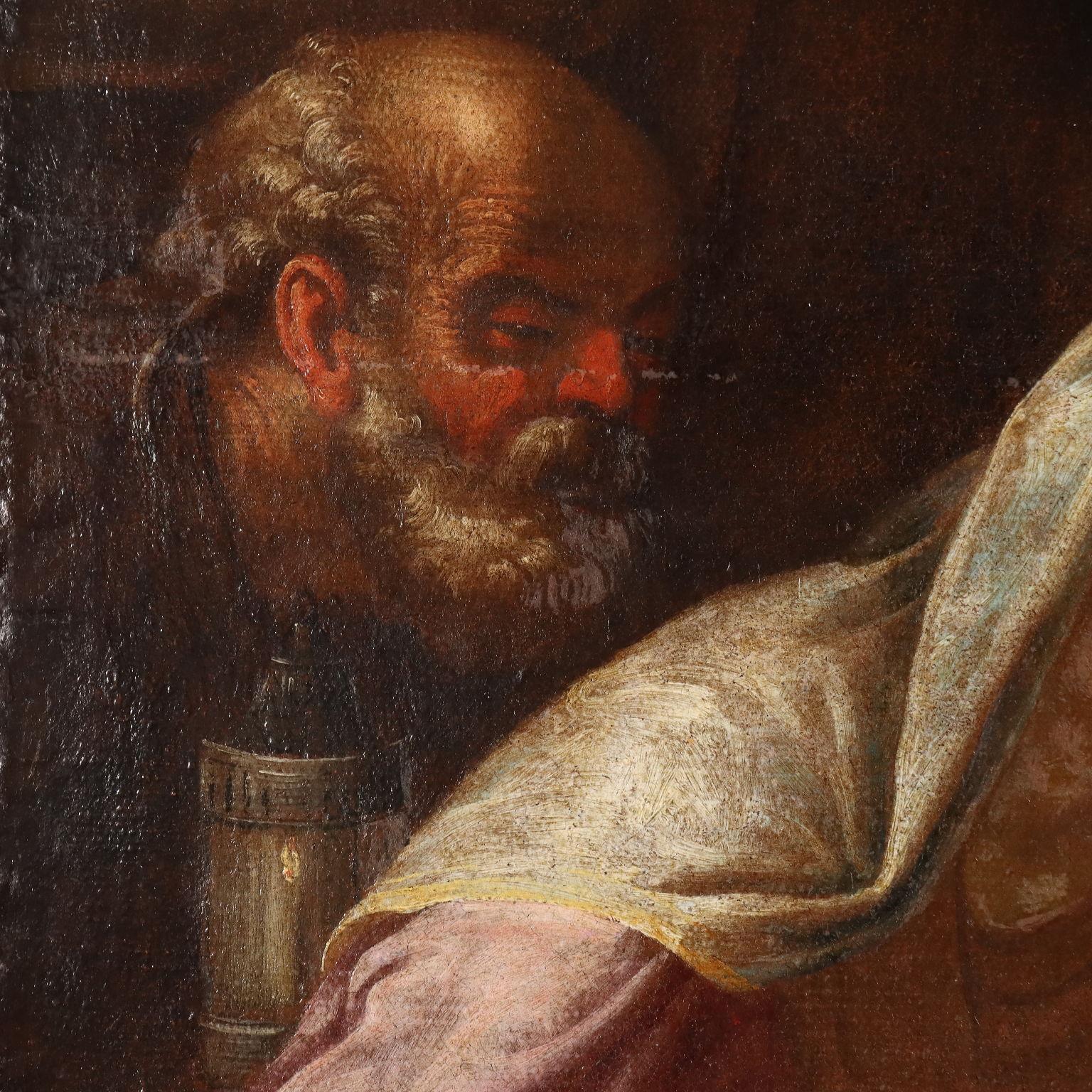 Dipinto Seguace di Jacopo da Bassano Adorazione dei Pastori XVII secolo in vendita 1
