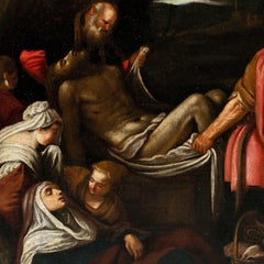 Workshop of Jacopo Bassano - Venetian 16th century The Entombment of Christ