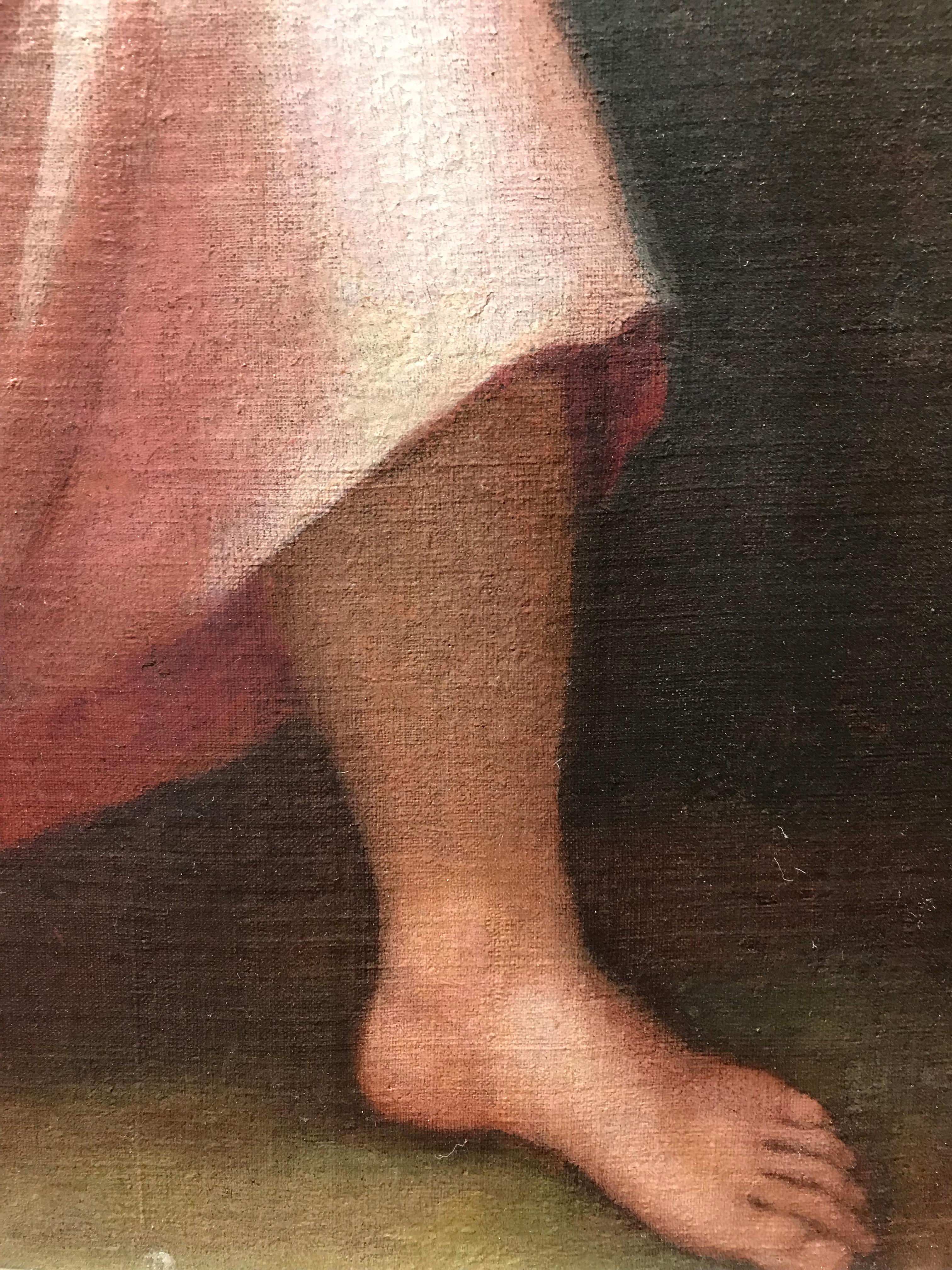 Tardo XVI secolo di Jacopo da Empoli Temperance Olio su tela in vendita 9