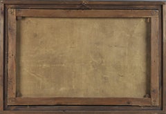 18. Jahrhundert Venedig Jacopo Fabris Venedig Rialto-Brücke Öl auf Leinwand Blau