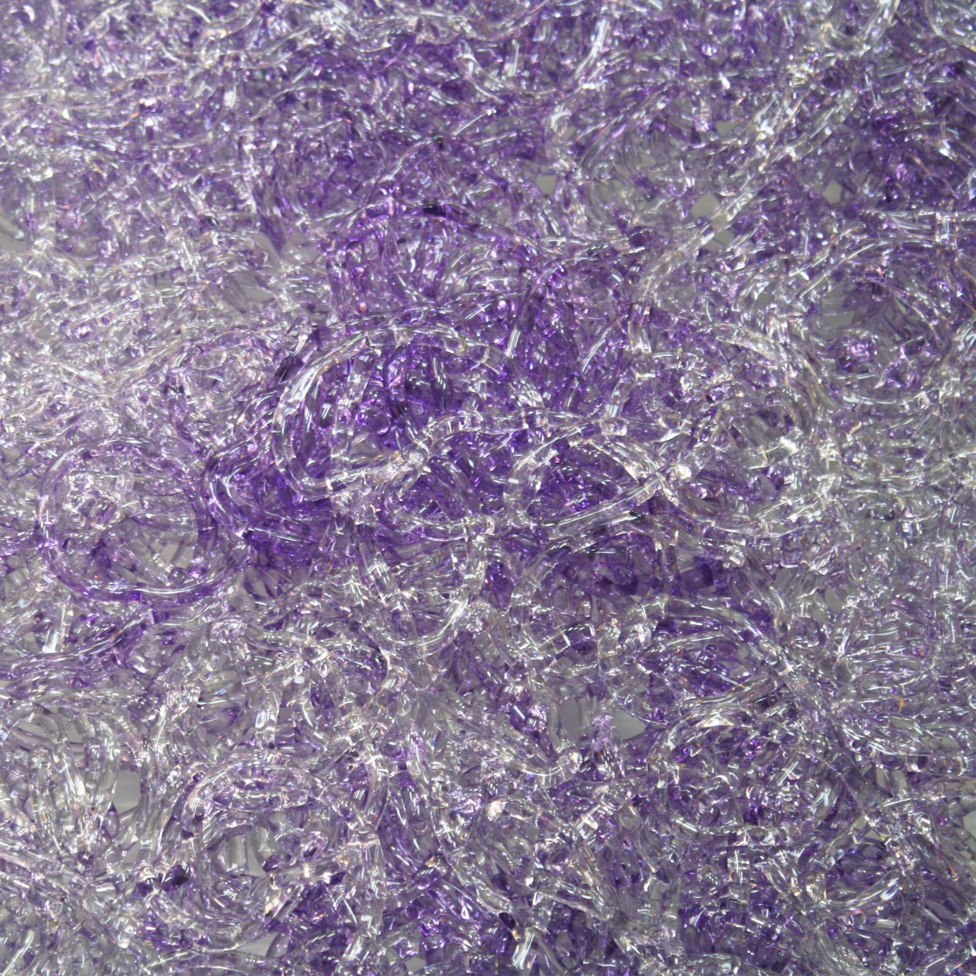 Jacopo Foggini Policarbonato púrpura Lámpara italiana circular contemporánea en venta 4