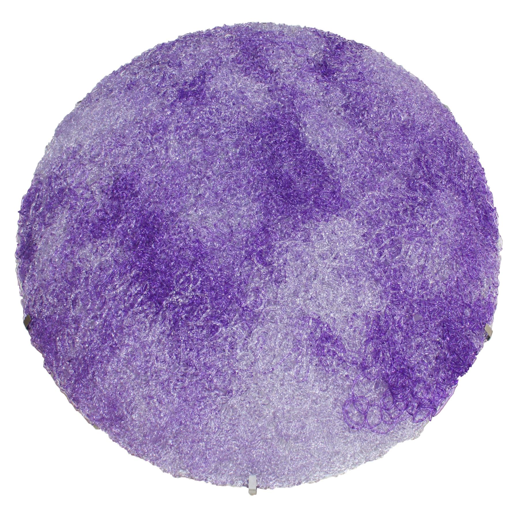 Jacopo Foggini Purple Polycarbonate Contemporary Circular Italian Sconce