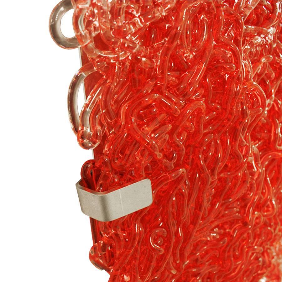 Jacopo Foggini Red Polycarbonate Contemporary Circular Italian Sconce In New Condition For Sale In Madrid, ES