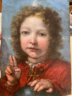 Salvator Mundi, Florentine school, Jacopo Giorgi, Studio of Cesare Dandini XVIIc