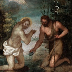 Taller Palma el Joven - Veneciano s. XVI-XVII Bautismo de Cristo