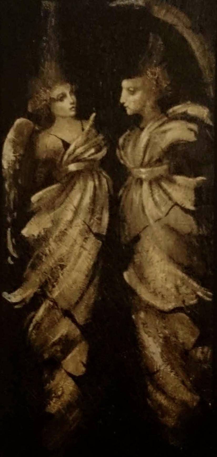 Jacopo SCASSELLATI Figurative Painting -  Frammenti Angelici, 2014 