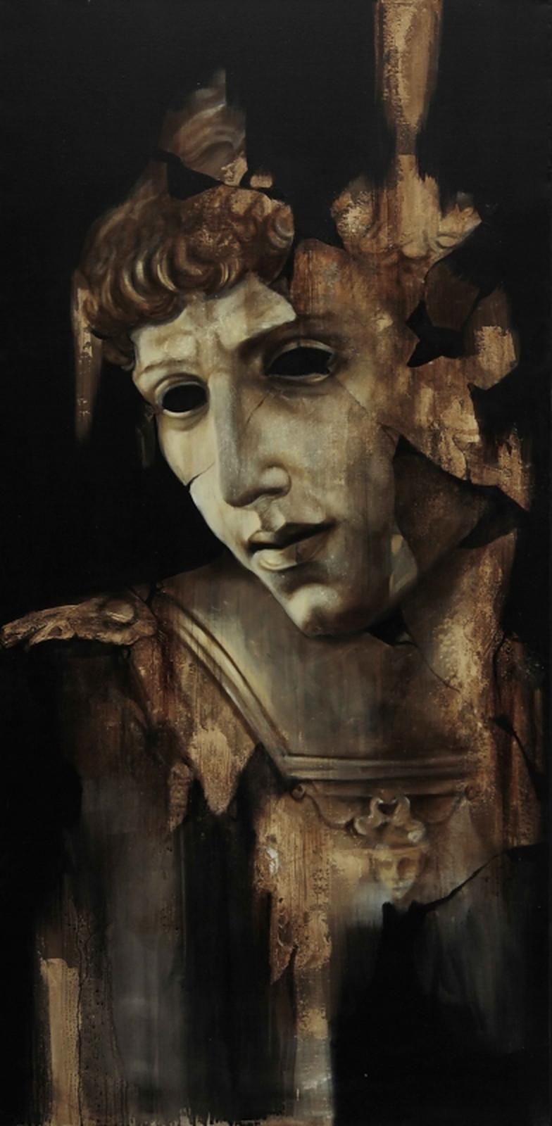 Figurative Painting Jacopo SCASSELLATI -  Mémoire impériale : Costantino, 2014 