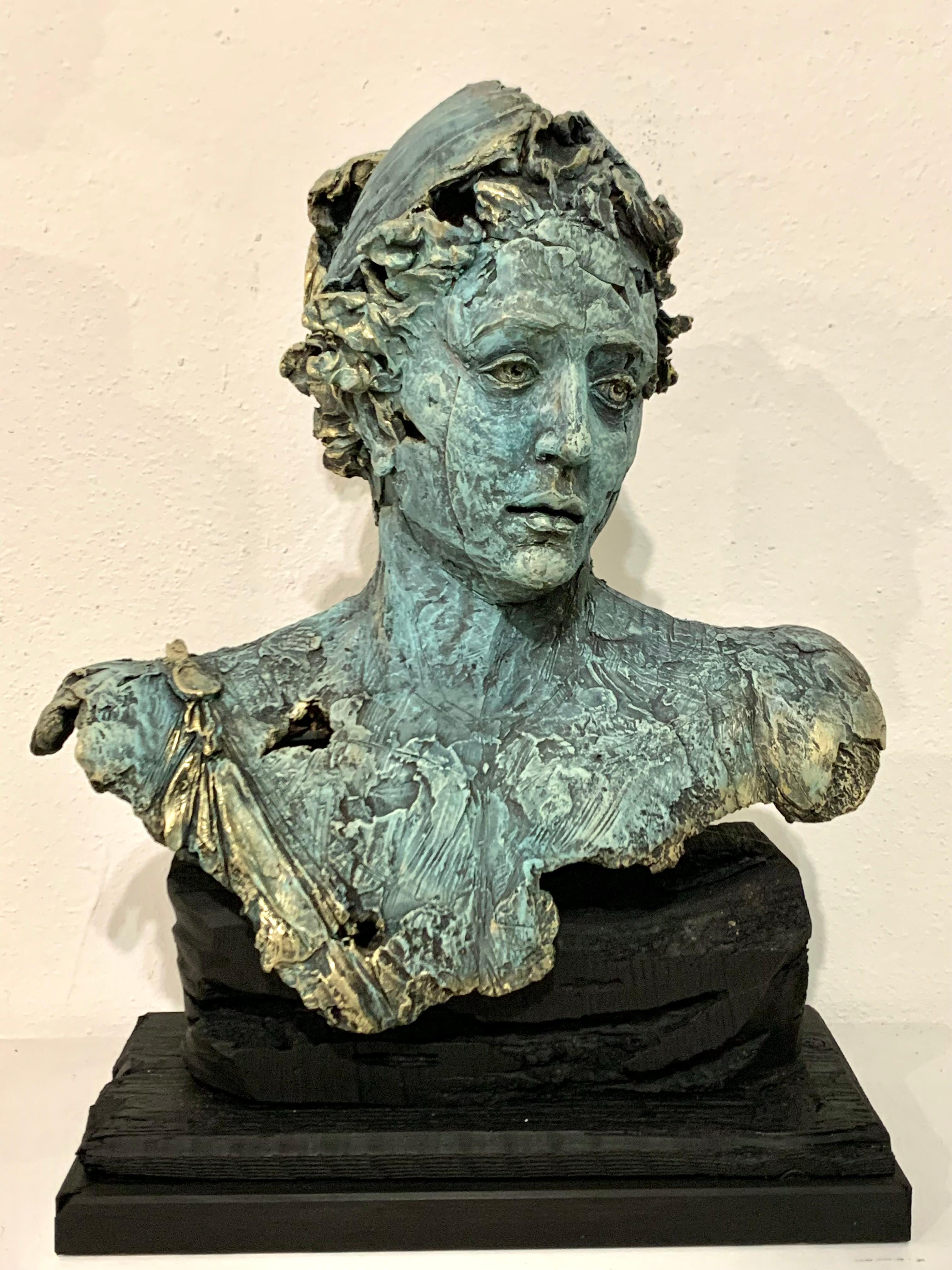 Jacopo SCASSELLATI Figurative Sculpture - Lo sguardo di Alessandro Magno