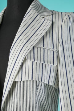 Jacquard cotton striped single breasted jacket  CHRISTIAN DIOR Boutique