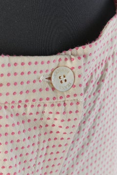 Jacquard cotton trouser with dots pattern AJ ARMANI JEANS New with tag