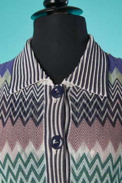 Jacquard knit day dress with graphic pattern Missoni