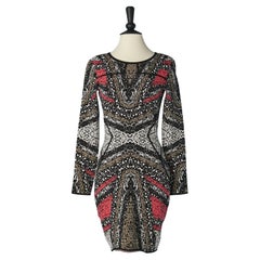 Jacquard knit dress with abstract pattern Diane Von Furstenberg 
